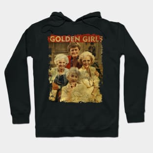 TEXTURE ART-Golden Girls - RETRO STYLE Hoodie